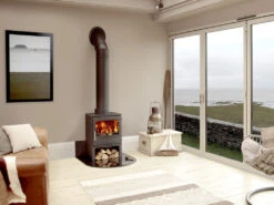 Fireview ECO 5 Contemporary Door Logstore Tall