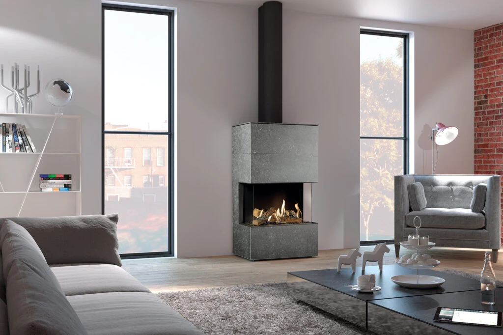 DRU Lugo 70/3 Eco Wave Gas Fire - Image 4