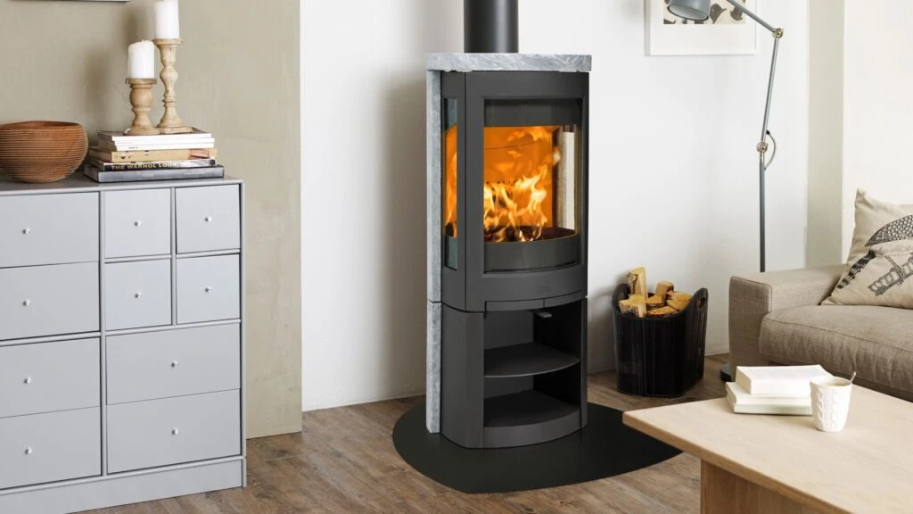 Jotul F377 V2 Advance Open Base Soapstone Top