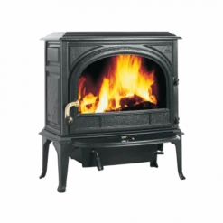 Jotul F400 ECO BBE Blue Black Enamel Plain Door