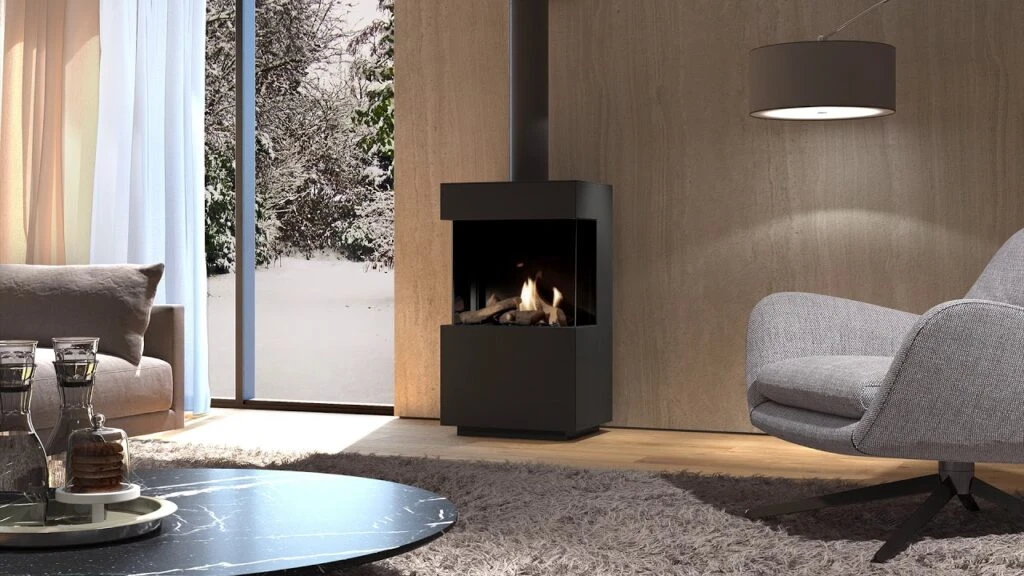 DRU Lugo 70/3 Eco Wave Gas Fire - Image 2