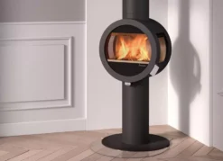 Nordpeis ME Pedestal Stove With Side Glass